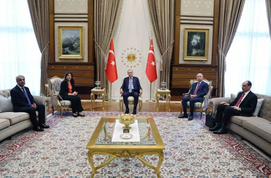 Cumhurbaşkanı Erdoğan, DEM Heyetini kabul etti