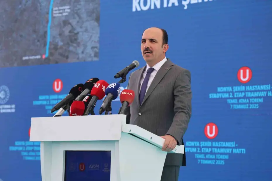 Bakan Uraloğlu: "Konya’nın kent içi raylı sistem ağını; 27.7 kilometreden 134 km’ye yükseltmiş olacağız"