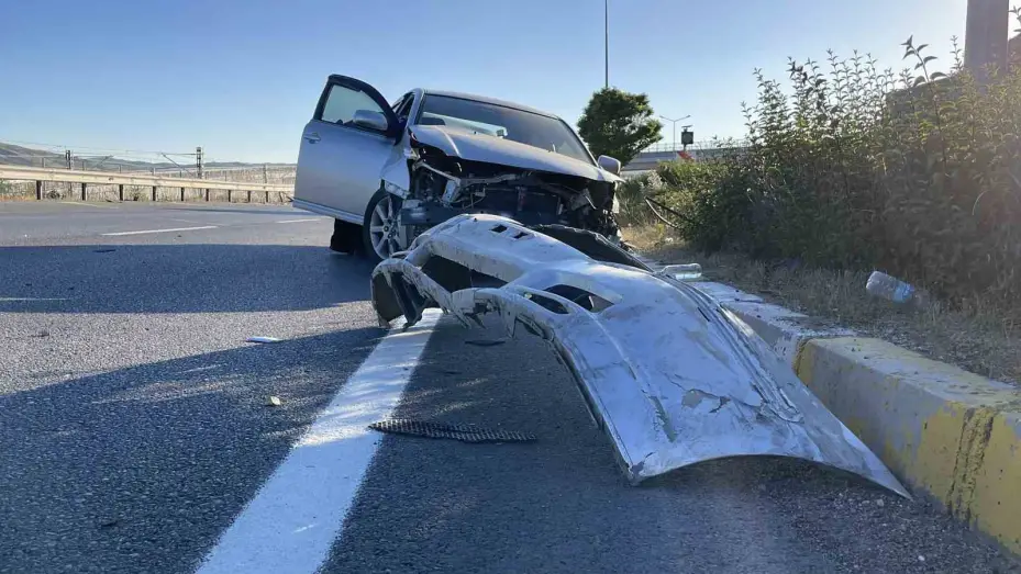 Sivas’ta trafik kazası: 2 kişi yaralandı