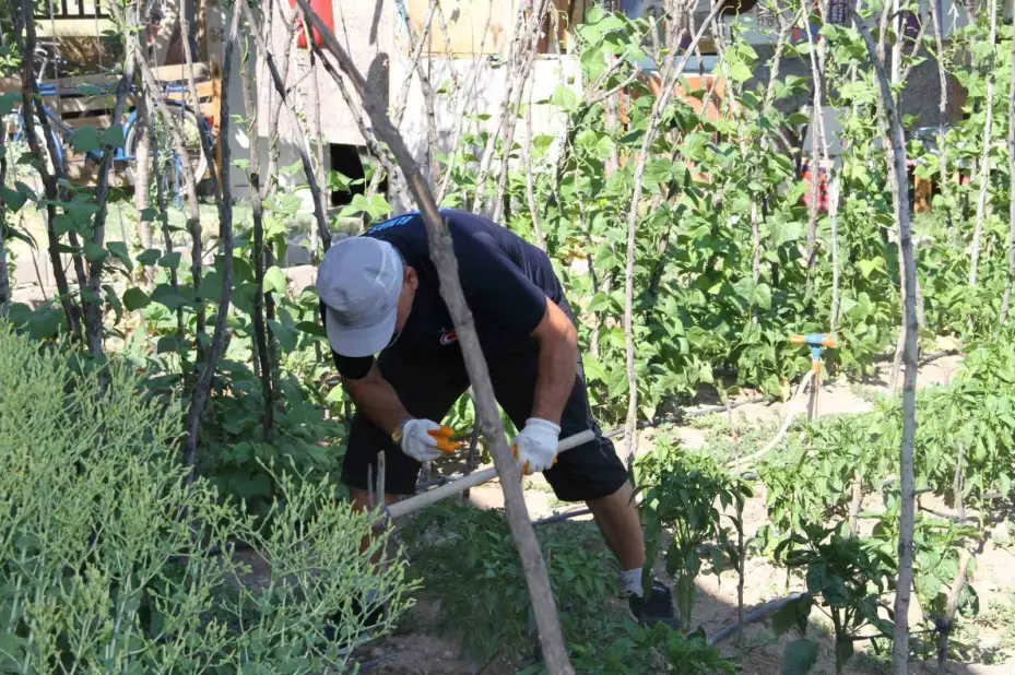 Şehir hayatından sıkıldı, mutluluğu köy hayatında buldu