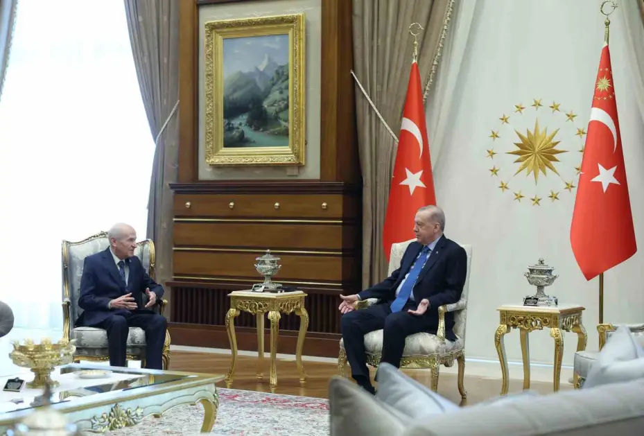 Cumhurbaşkanı Erdoğan, MHP Genel Başkanı Bahçeli ile görüştü