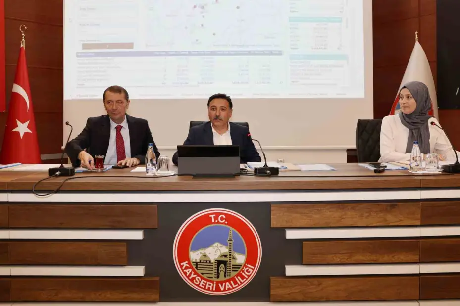 İl Koordinasyon Kurulu Vali Çiçek Başkanlığında toplandı