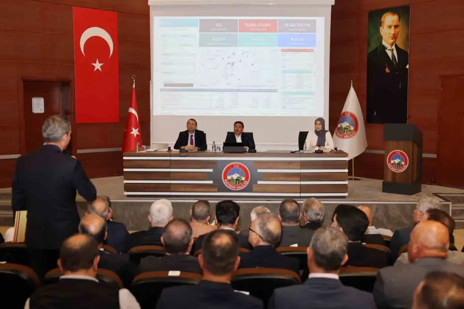 İl Koordinasyon Kurulu Vali Çiçek Başkanlığında toplandı