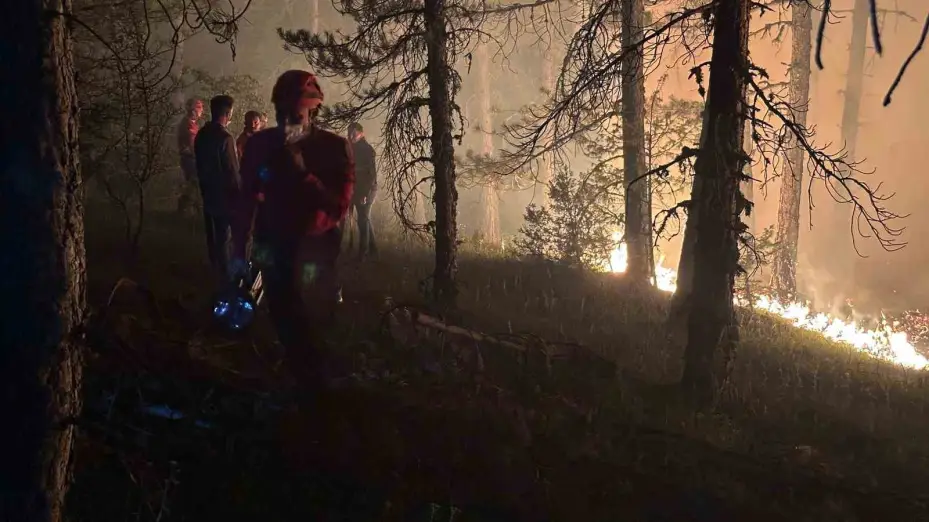 Çankırı’daki orman yangınına müdahale 4 saattir sürüyor