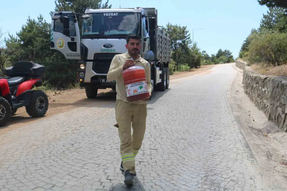 Çamlık Milli Parkı’na tedbir amaçlı su bırakıldı