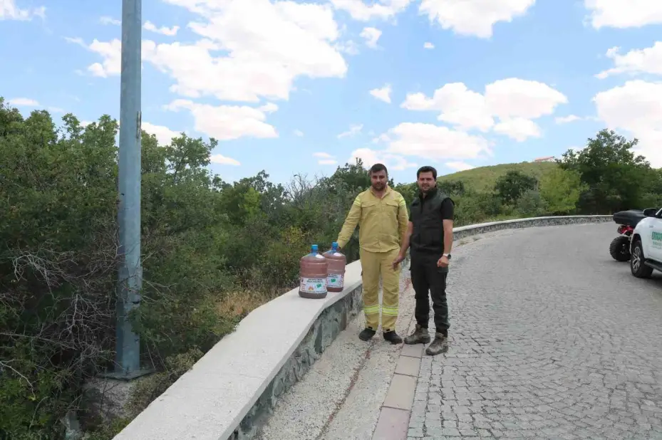 Çamlık Milli Parkı’na tedbir amaçlı su bırakıldı
