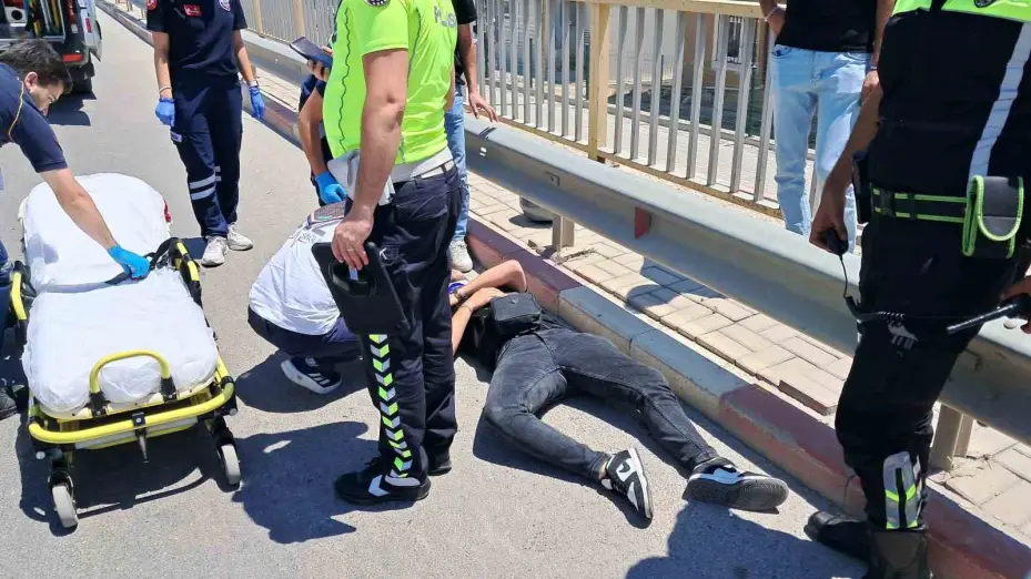 Karaman’da yola dökülen yağ kazaya neden oldu: 1 yaralı