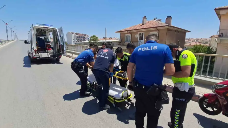 Karaman’da yola dökülen yağ kazaya neden oldu: 1 yaralı