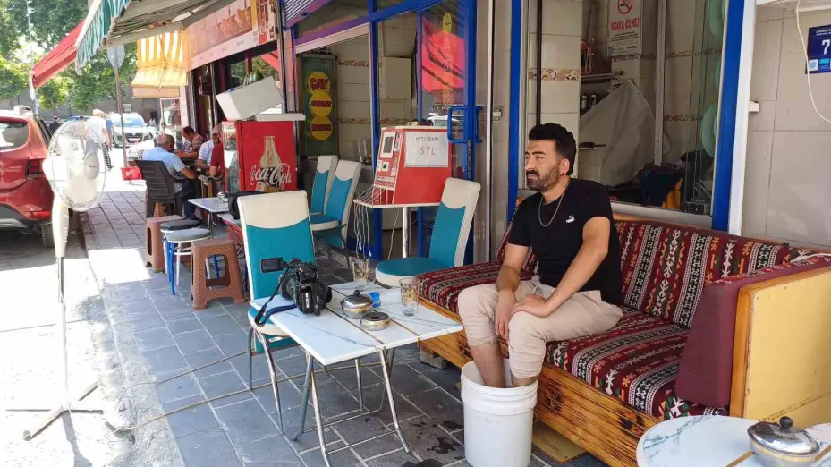 Kayseri’de hava sıcaklığı 40’ı aştı, vatandaş serinlemenin yollarını aradı