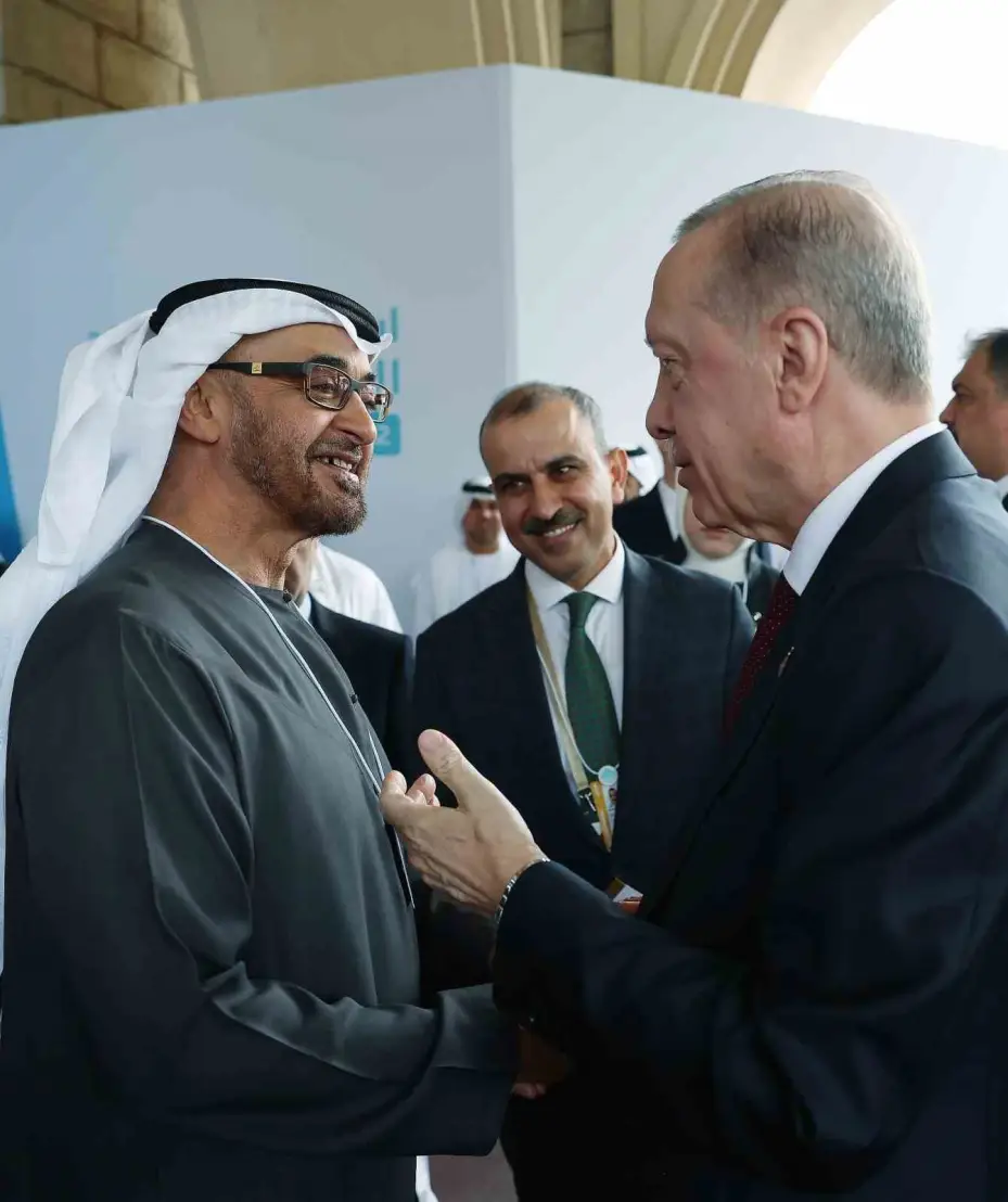 Cumhurbaşkanı Erdoğan, Birleşik Arap Emirlikleri  Devlet Başkanı Al Nahyan ile görüştü