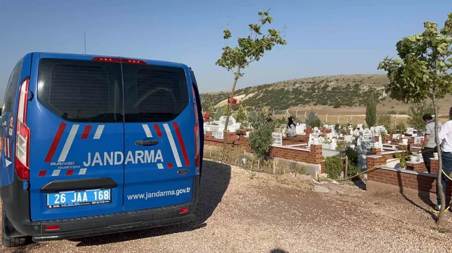 Mezarlığa gömülen köpek leşi ekipleri alarma geçirdi