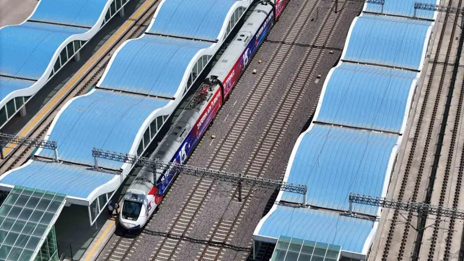 100 bin yolcu taşıyacak olan 15 Temmuz Demokrasi ve Milli Birlik Treni Eskişehir’de