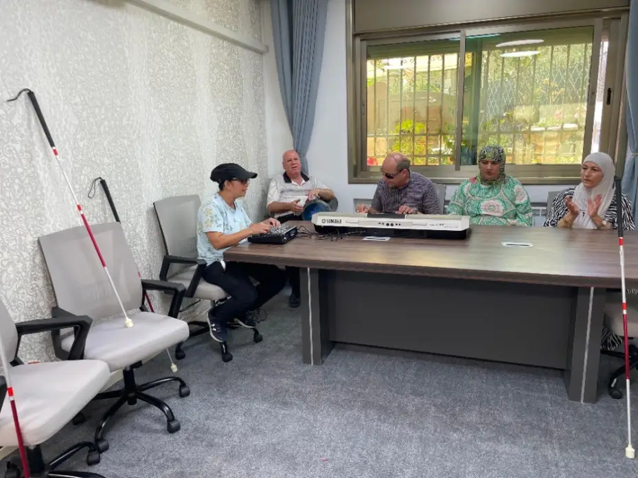 TİKA, Kudüs’te görme engellilerin yanında