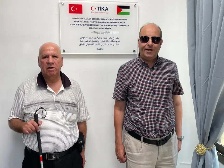 TİKA, Kudüs’te görme engellilerin yanında
