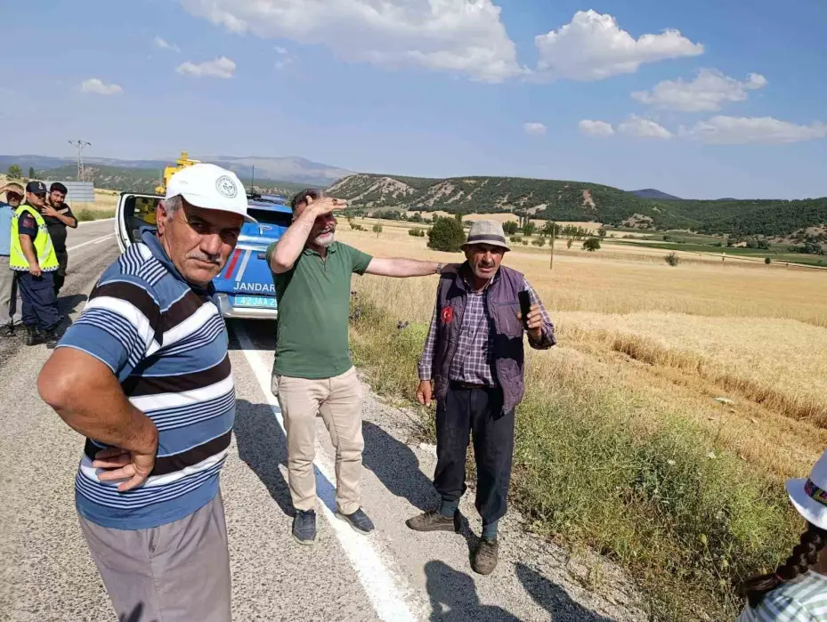 Derbent’te biçerdöver yangını, Beyşehir’de biçerdöver tablası kazası