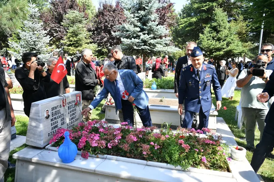 Şehitler için mevlidi şerif programı düzenlendi