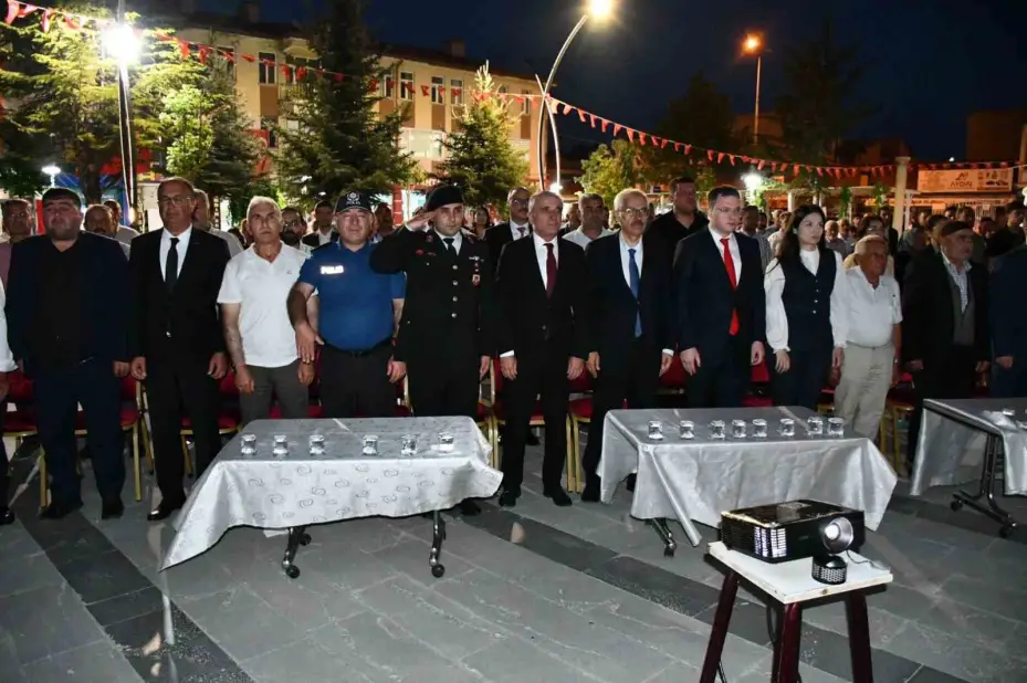 15 Temmuz Şehitleri Tomarza’da dualarla anıldı