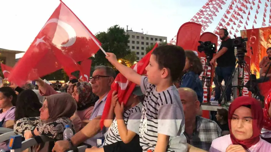 Valilik Meydanı’nda 15 Temmuz anma programı gerçekleştirildi