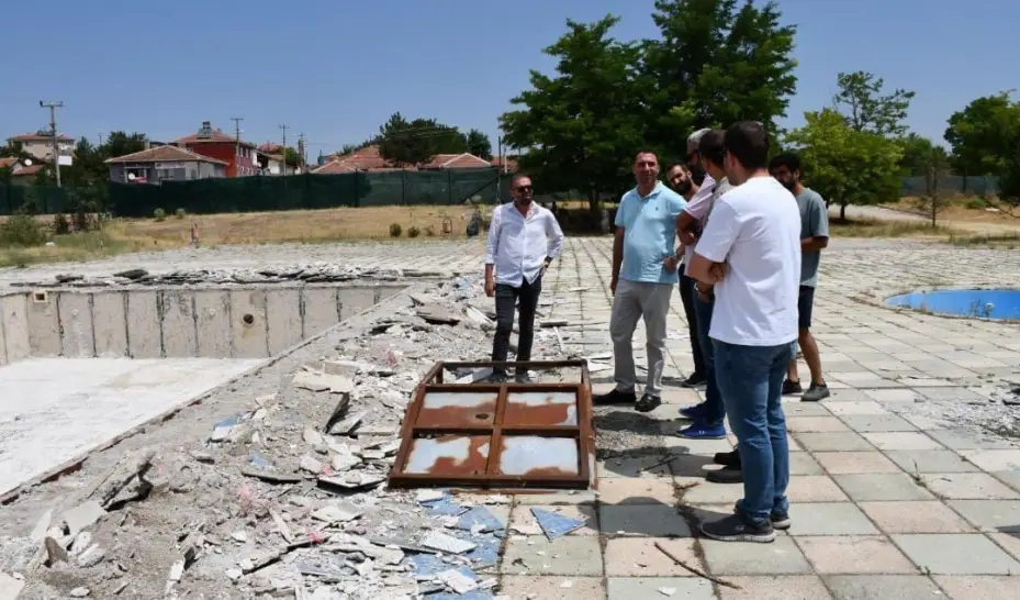 Beylikova’da atıl kalan Aquapark yeniden hayat buluyor