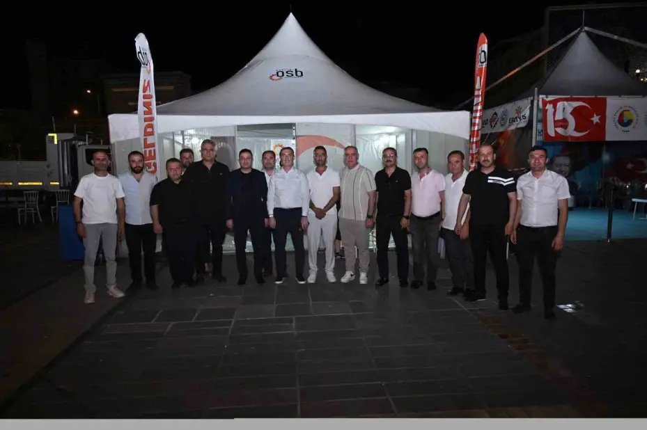 Kayseri OSB, 15 Temmuz Demokrasi ve Milli Birlik Günü’nde meydandaki yerini aldı