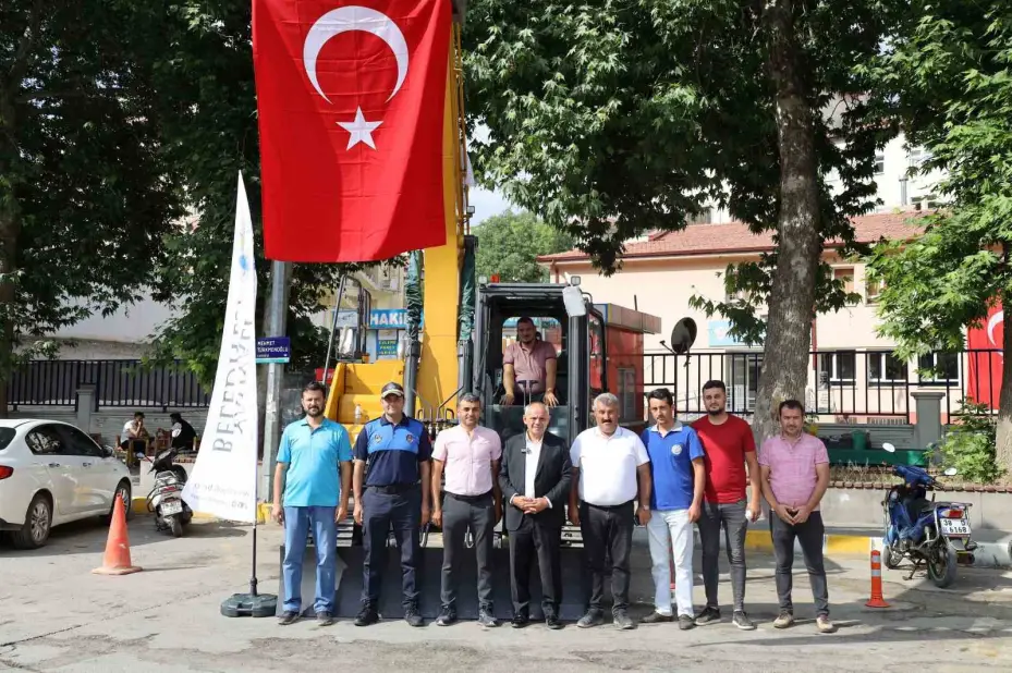 Yahyalı Belediyesi, araç filosuna yeni bir iş makinesi daha ekledi