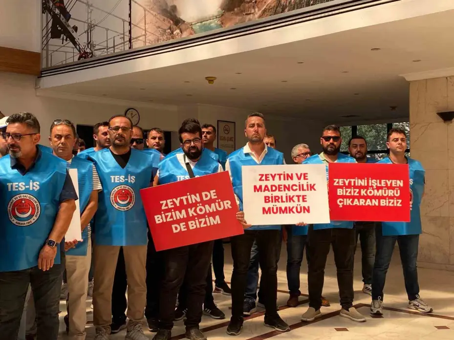 TES-İŞ Genel Başkanı Kabaloğlu: "Biz zeytini de koruyacağız, madeni de koruyacağız, istihdamı da geliştireceğiz"