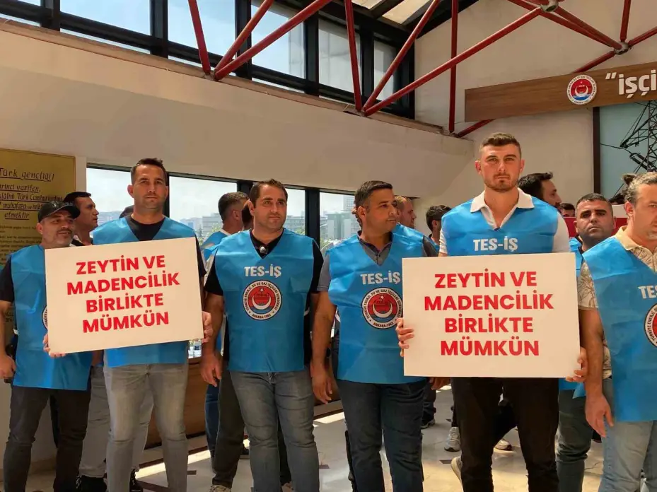 TES-İŞ Genel Başkanı Kabaloğlu: "Biz zeytini de koruyacağız, madeni de koruyacağız, istihdamı da geliştireceğiz"