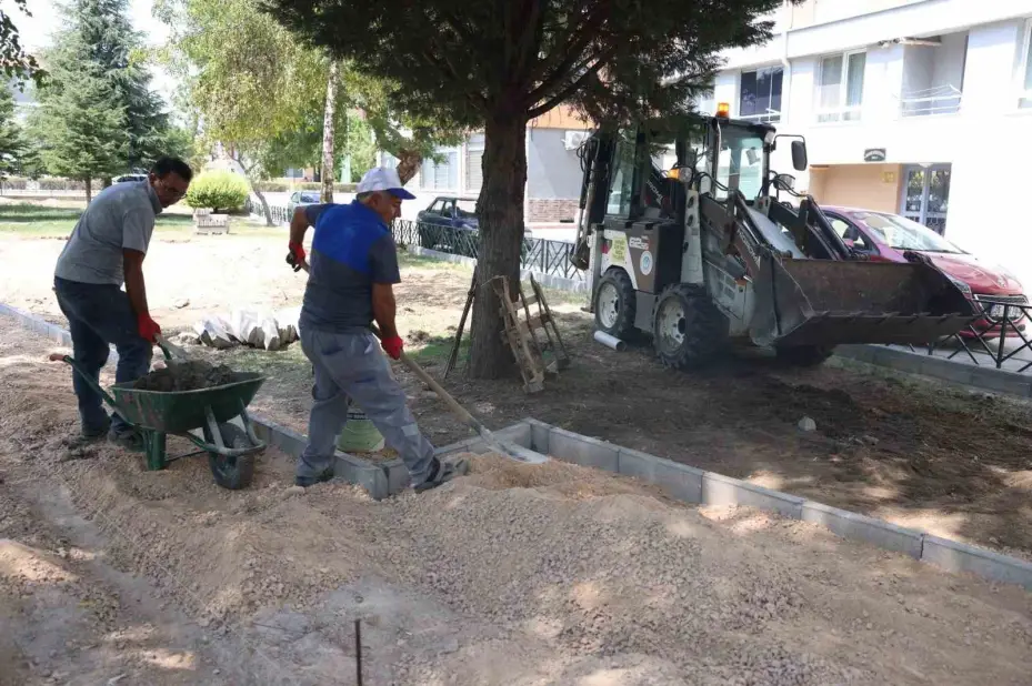71 Evler Mahallesi’ndeki Şehit Ersin Ilıtan Parkı yenileniyor