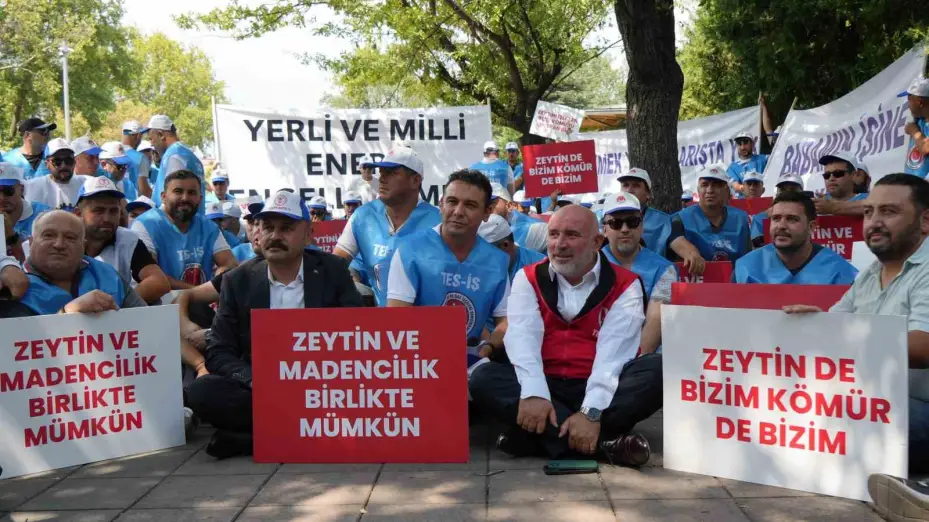 Milaslı muhtarlar ve TES-İŞ’ten Maden Yasası’na destek: "Köylerimiz ve zeytinlerimiz yok olmayacak"