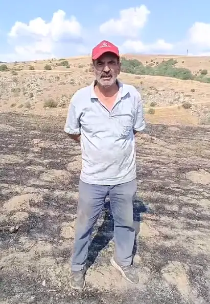 Uludere mahallesinde çıkan yangın kontrol altına alındı