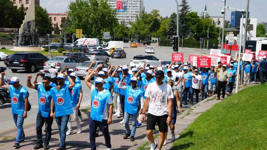 TES-İŞ ve Milaslı muhtarlardan Maden Yasası’na destek