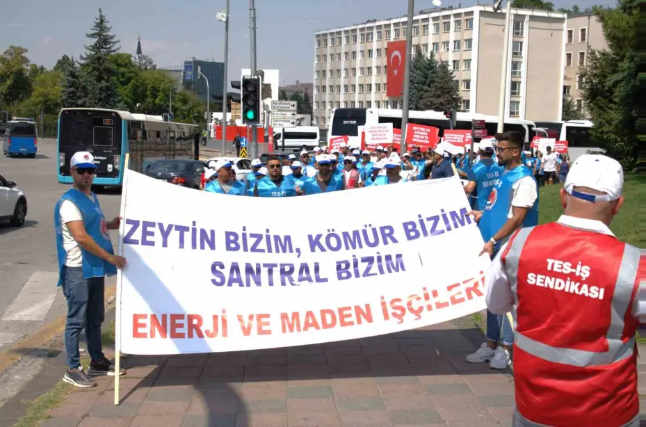 TES-İŞ ve Milaslı muhtarlardan Maden Yasası’na destek