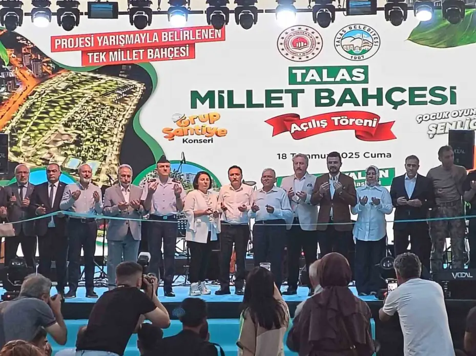 Talas Millet Bahçesi açıldı