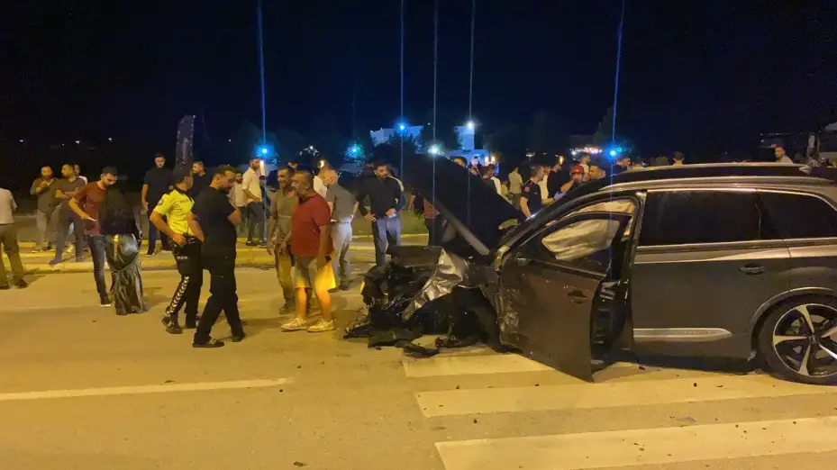 Konya’da iki otomobil çarpıştı: 3 yaralı