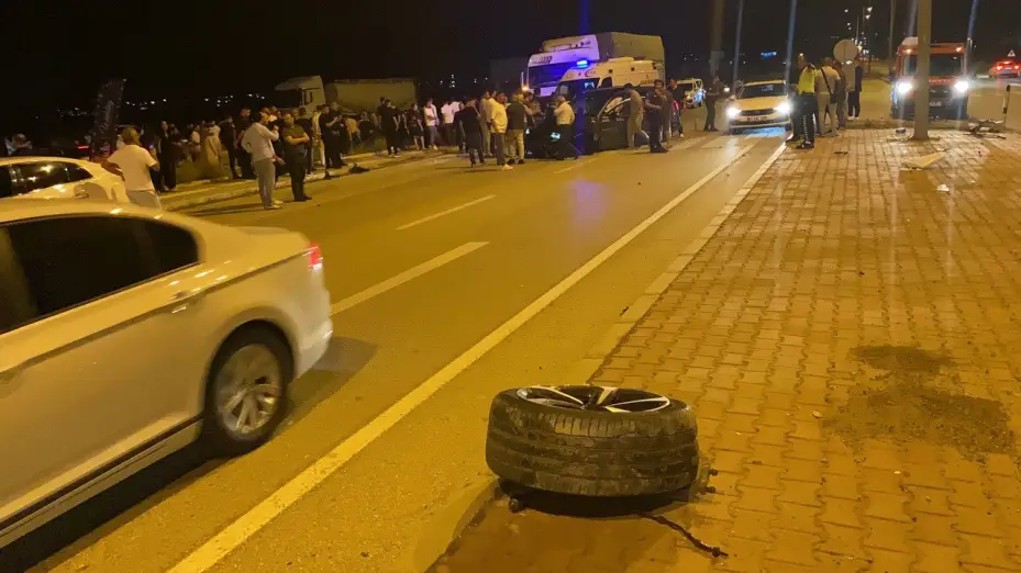 Konya’da iki otomobil çarpıştı: 3 yaralı