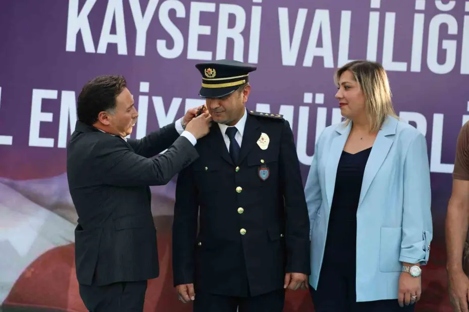 Vali Çicek, Rütbe Terfi ve Ödül Töreni’ne katıldı