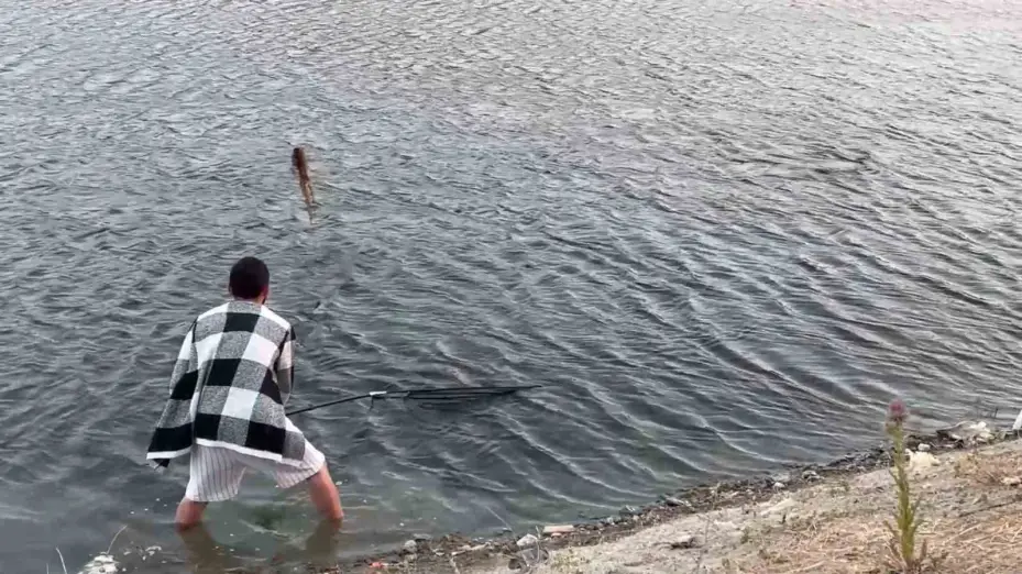 Yakaladıkları balıkları gelecek nesiller için serbest bırakıyorlar