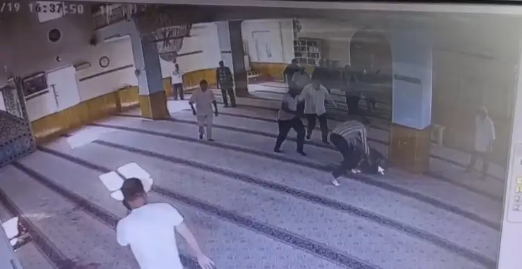 Camideki cinayetin görüntüleri ortaya çıktı