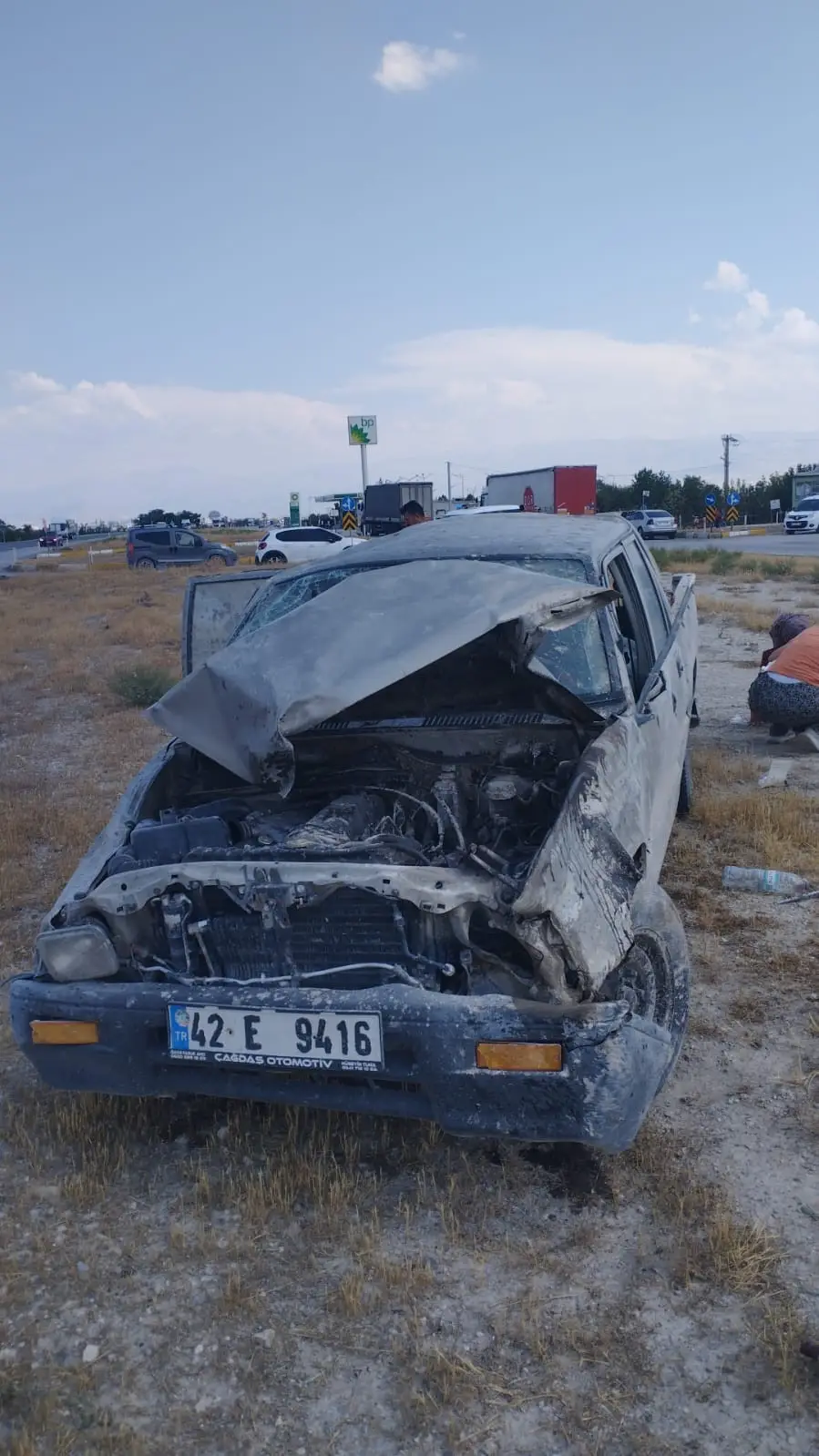 Ereğli’de kamyonet takla attı: 5 yaralı
