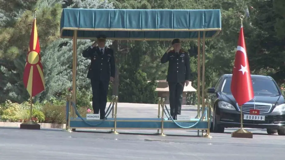 Genelkurmay Başkanı Gürak, Kuzey Makedonya Cumhuriyeti Genelkurmay Başkanı Lafchıskı ile bir araya geldi
