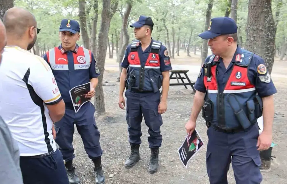Aksaray jandarma orman yangınlarına karşı teyakkuzda