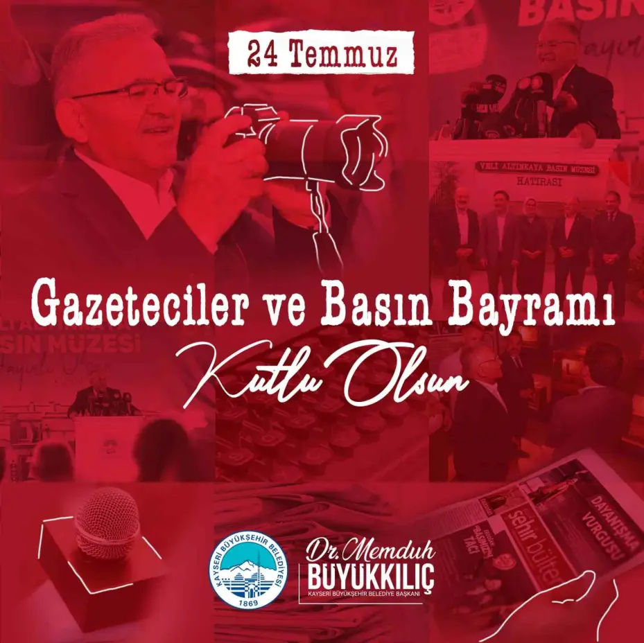 Kayseri protokolünden ’Basın Bayramı’ mesajları