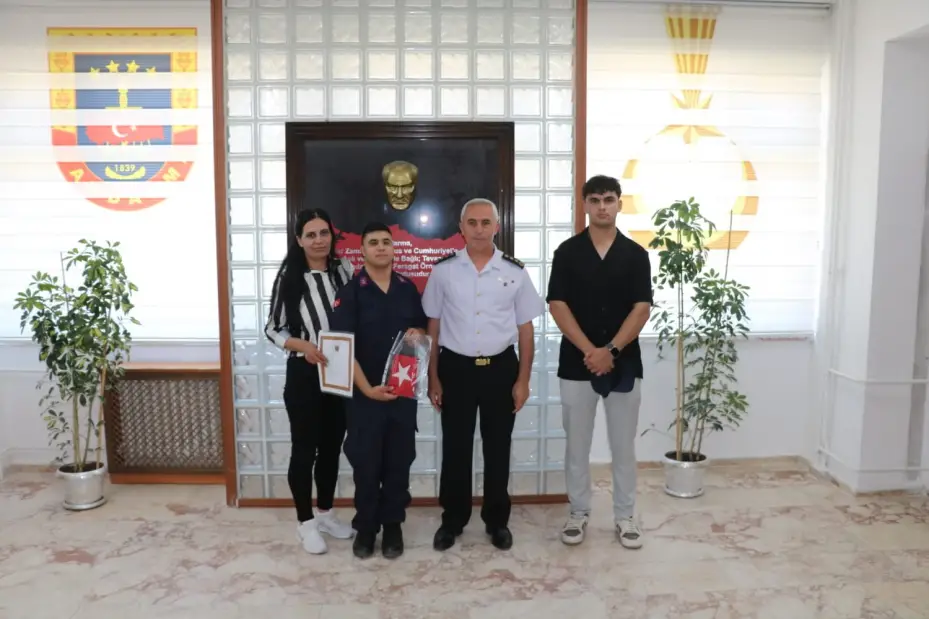 Engelli vatandaşın askerlik hayali gerçek oldu