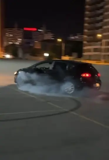 Drift atıp video çektiren sürücüye 55 bin lira ceza