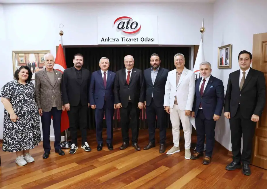 Görev süresinin sonuna yaklaşan Moldova Büyükelçisi Dmitri Croitor’dan ATO Başkanı Baran’a veda ziyareti