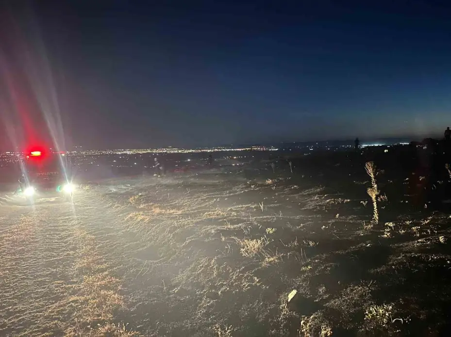 Eskişehir’de çıkan yangın ormana sıçramadan söndürüldü