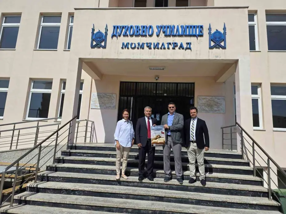 Rektör Adıgüzel, eğitim temaslarına Bulgaristan’da devam etti
