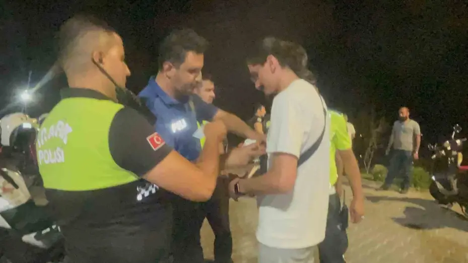 "Dur" ihtarına uymayan sürücü alkollü çıktı