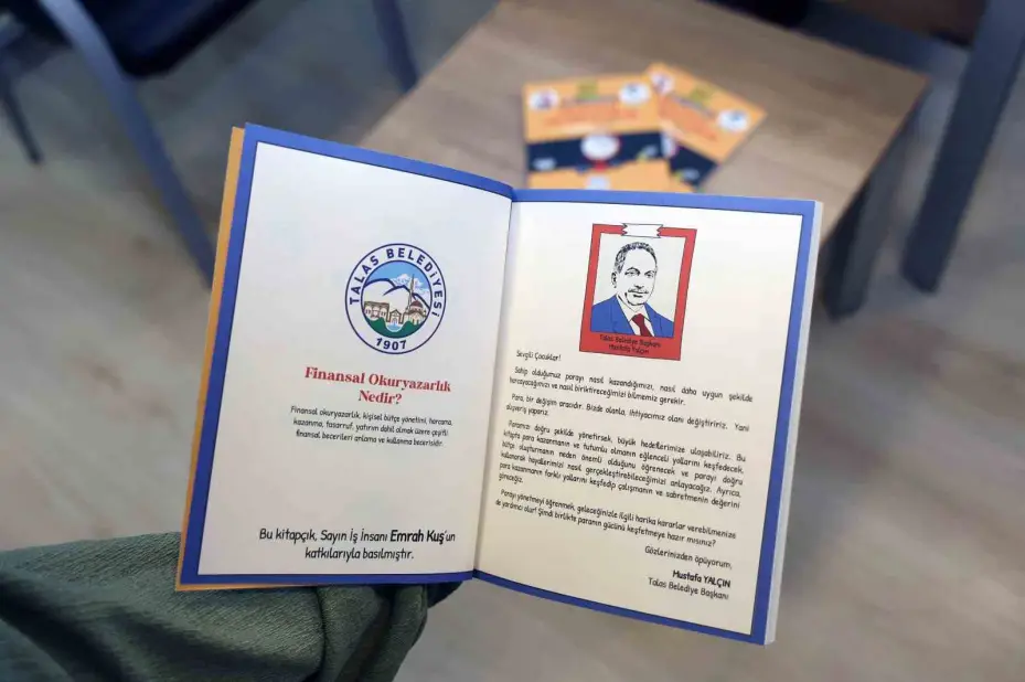 Talas Belediyesi’nden çocuklara özel ’Finansal Okuryazarlık’ kitabı