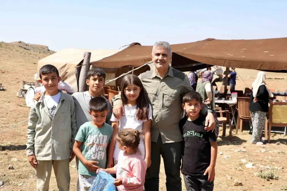 Minas Yaylası’nda gönüllere dokunan ziyaret